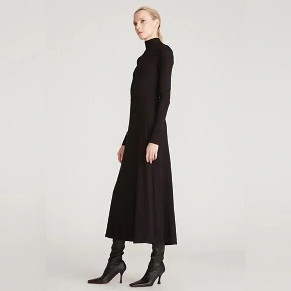 Halston Dresses & Skirts - Halston Aaliyah Jersey Turtleneck Dress - XL NWT
